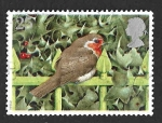 Stamps United Kingdom -  1635 - Petirrojo