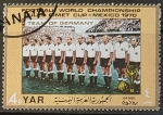 Sellos de Asia - Yemen -  Campeonato del mundo de futbol Mexico 1970