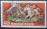 Sellos de Europa - Hungr�a -  Trotting Horses (Equus ferus caballus)