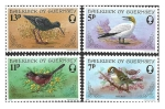 Stamps United Kingdom -  165 -168 - Aves de Guernsey (GUERNSEY)