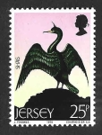 Stamps United Kingdom -  132 - Cormorán Moñudo (JERSEY)
