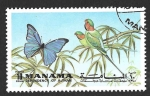 Stamps United Arab Emirates -  Mi1226A - Cotorra Colilarga (MANAMA)