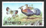 Stamps United Arab Emirates -  Mi2033A - Monal Coliverde (AJMAN)