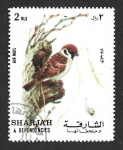 Stamps United Arab Emirates -  Mi1040A - Gorrión Molinero (SHARJAH)