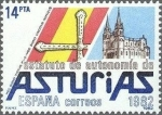 Stamps Spain -  2688 - Estatutos de Automía - Asturias