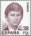 Stamps Spain -  2754D - Exposición Mundial de Filatelia ESPAÑA'84 - S.A.R. el Principe de Asturias, Don Felipe de Bo