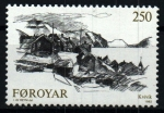 Stamps Norway -  serie- Pueblos de Feroe