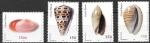 Stamps : Africa : Guinea_Bissau :  moluscos