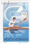 Stamps Romania -  OLIMPIADA MOSCU'80