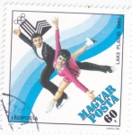 Stamps Hungary -  OLIMPIADA LAKE PLACID'80