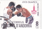 Stamps Andorra -  OLIMPIADA MOSCU'80