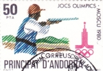 Sellos de Europa - Andorra -  OLIMPIADA MOSCU'80
