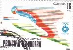 Stamps Andorra -  OLIMPIADA SARAJEVO'84