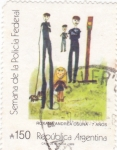 Stamps Argentina -  semana de la policia federal