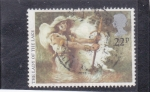Stamps United Kingdom -  la señora y el lago