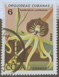Stamps Cuba -  Orquideas Cubanas -Epidendrum cochleatum