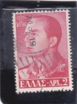 Stamps : Europe : Greece :  rey Pablo I de Grecia
