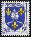 Stamps France -  Escudos de armas