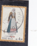 Stamps Greece -  traje típico 