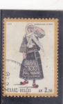 Stamps Greece -  traje típico 
