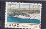 Stamps Greece -  Barco torpedero