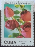 Stamps Cuba -  Flores  -  Dia de la Madre