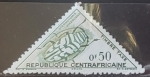Stamps Central African Republic -  Insectos - Sternotomis virescens)
