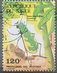 Stamps : Africa : Nigeria :  Insectos - Cicindela sp.