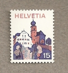Stamps Switzerland -  Pueblo