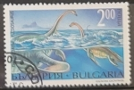 Sellos de Europa - Bulgaria -  Animales prehistóricos - Plesiosaurus