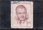 Stamps Czechoslovakia -  Klement Gottwald - político
