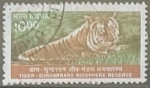Sellos de Asia - India -  Animales - Tiger (Panthera tigris) 