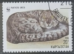 Sellos de Asia - Kirguist�n -  Animales - Panthera uncia