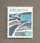 Stamps Switzerland -  Viñedos