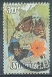 Stamps Malaysia -  Mariposas - Zeuxidia amethystus