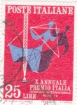 Stamps Italy -  CONCURSO ANUAL RADIO Y TV