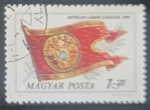 Stamps : Europe : Hungary :  Banderas - Flag of Gábor Bethlen, 1600