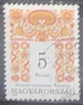 Stamps Hungary -  motivos  folclóricos de Rábaköz