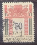 Stamps Hungary -  motivos  folclóricos de Szentgál