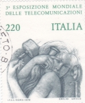 Sellos de Europa - Italia -  EXPOSICIÓN MUNDIAL DE LAS COMUNICACIONES