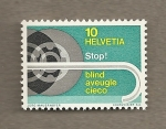 Stamps Switzerland -  Señalizacióm para peatones ciegos