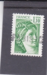 Stamps France -   Sabine de Gandon