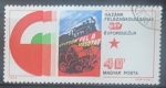 Stamps Hungary -  Construyendo ferrovías