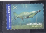 Stamps Australia -  ornitorrinco
