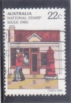 Stamps Australia -  Semana Nacional del Sello - Cartero y Buzón de Correos