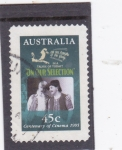 Sellos de Oceania - Australia -  centenario del cine 