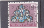 Stamps New Zealand -  NAVIDAD'74