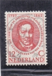 Stamps Netherlands -  Johannes Schroeder van der Kolk (1797-1862), psiquiatra