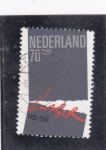 Stamps Netherlands -  separación simbólico. martín lutero (1483-1546)