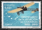 Stamps Spain -  Centenario de la Aviación en Canarias  
